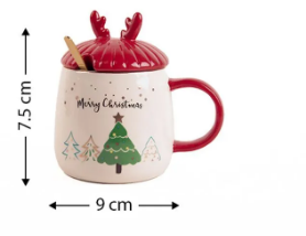 JARRO NAVIDEÑO CON CUCHARA  9 CM X 7 CM TM76001