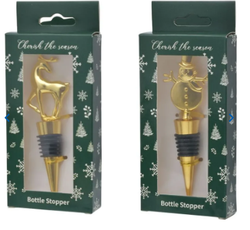 TAPA BOTELLA NAVIDEÑO 11CM E28264