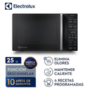 MICROONDAS ELECTROLUX DIGITAL NEGRO 25 LITROS EMDY25S0MXB