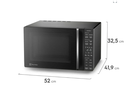 MICROONDAS ELECTROLUX DIGITAL NEGRO 31 LITROS EMDY31S0MXB