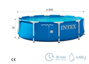 PISCINA TUBO REDONDA INTEX 28200NP  305 X 76CM