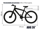 BICICLETA FURY MONTAÑERA  ARO 26