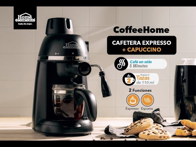CAFETERA HOME ELEMENTS COFFE HOME CAPUCHINERA HECM-2033N