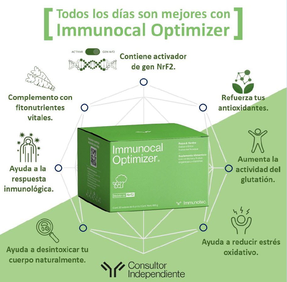 IMMUNOCAL OPTIMIZER SUPLEMENTO ALIMENTICIO