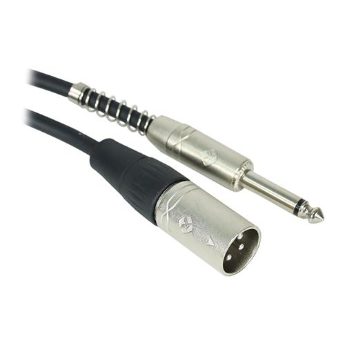 CABLE PARA MICROFONO 1 PLUG 6.3 MN X 1 PLUG CANON 5MT