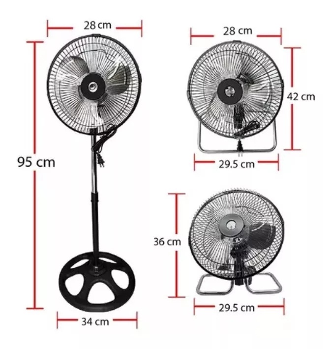 VENTILADOR CEVE 10&quot; 3 EN 1