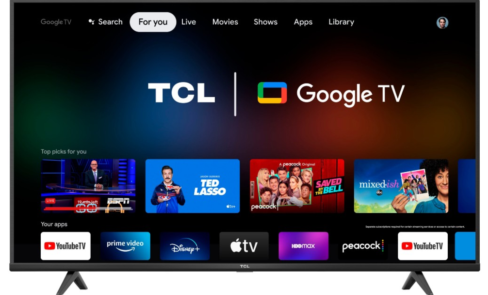 SMART TV TCL 55&quot; QLED SMART 4K  GOOGLE TV 55P7K