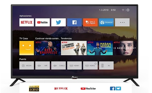 SMART TV RIVIERA 4K - GOOGLE TV 55&quot; RI-RLED T55TPX9