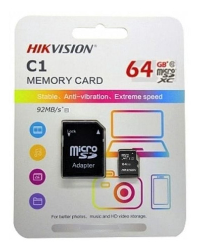 TARJETA DE MEMORIA HIKVISION 64GB