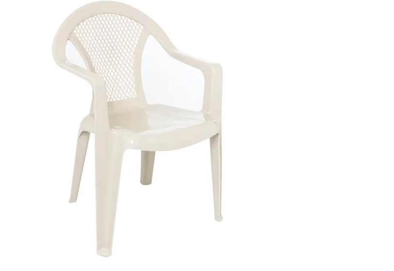 SILLA PLASTICA MARSELLA BLANCA CON BRAZO