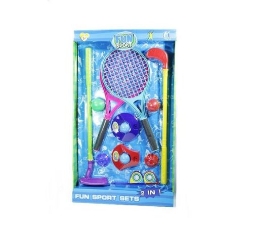 SET DEPORTIVO 2 EN 1 GOLF Y TENIS