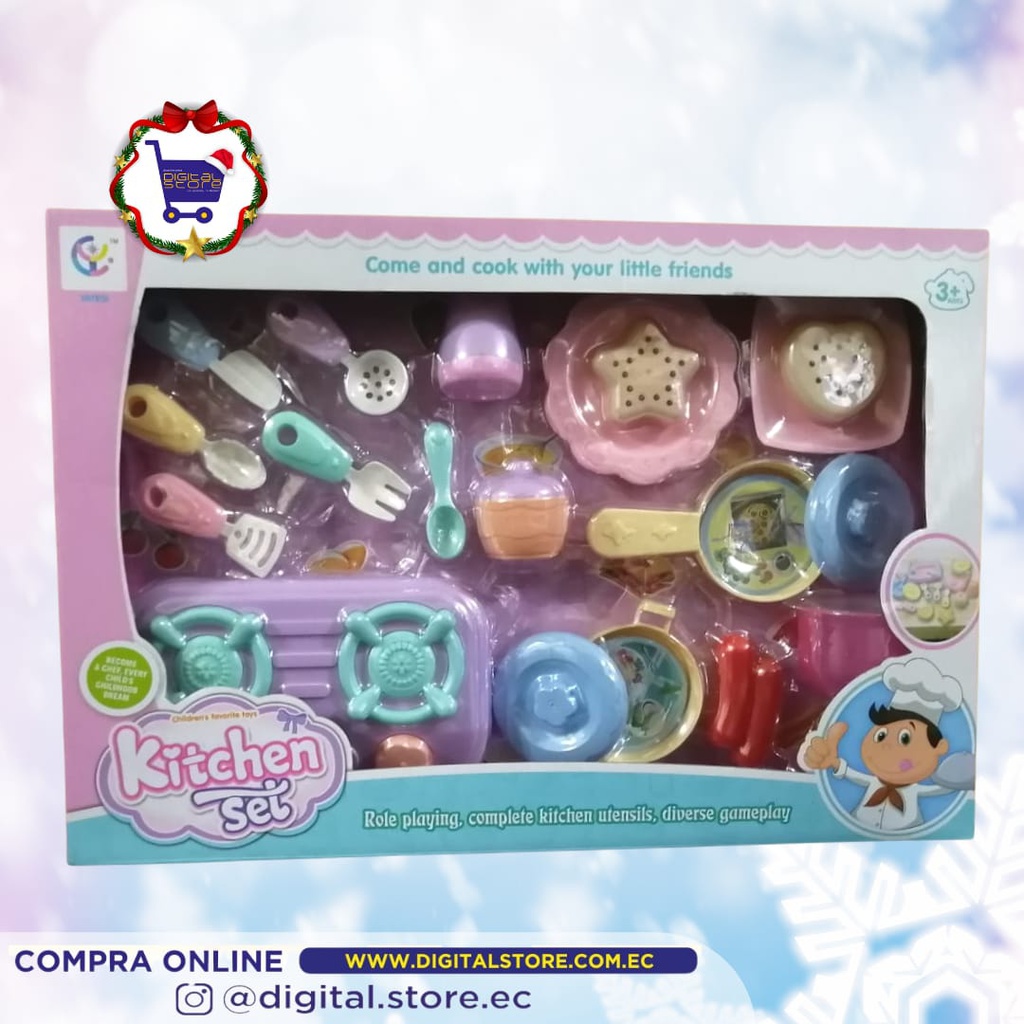 SET DE COCINA PLASTICO COMPLETO