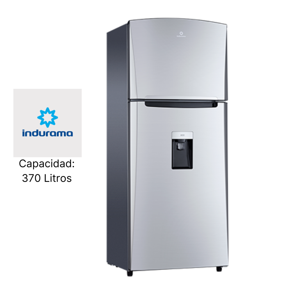 REFRIGERADORA INDURAMA 370 LITROS INVERTER NO FROST RI- 480 MF QUA METAL NOF S01