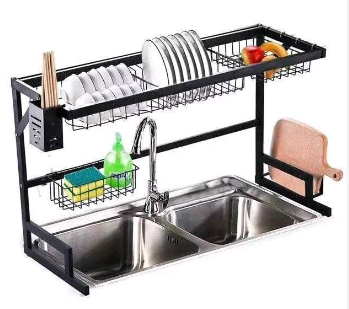 PLATERA ESCURRIDOR KITCHEN RACK 2 POZOS