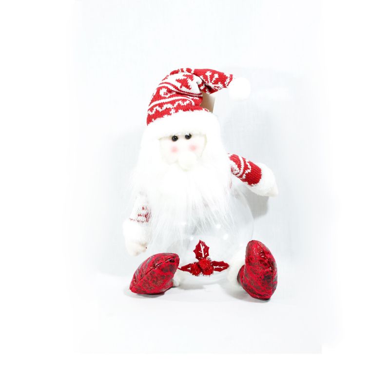 PAPA NOEL/CONTENEDOR DE DULCE REDON./PLASTICO DY-809909A