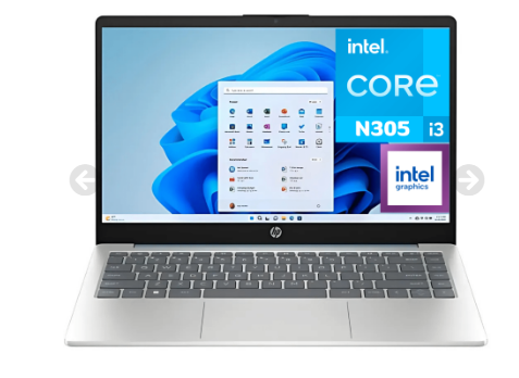 NOTEBOOK HP 15.6" CORE I3 - N305 RAM 8GB SSD de 512 GB