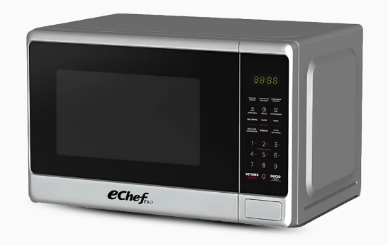 MICROONDAS ECHEF PLATA 20 LITROS