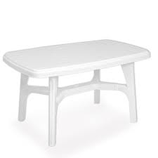 MESA SEVILLA RECTANGULAR BLANCA