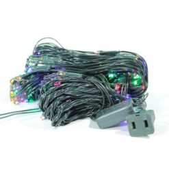 LUCES NAVIDEÑAS MALLA 200 LED MULTICOLOR CABLE VERDE