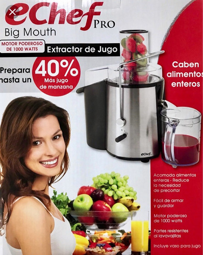 EXTRACTOR DE JUGO ECHEF PRO 700W SL380J