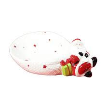 BANDEJA DE PICADITA BLANCA FIGURA SANTA DOLOMITA NH18B112W