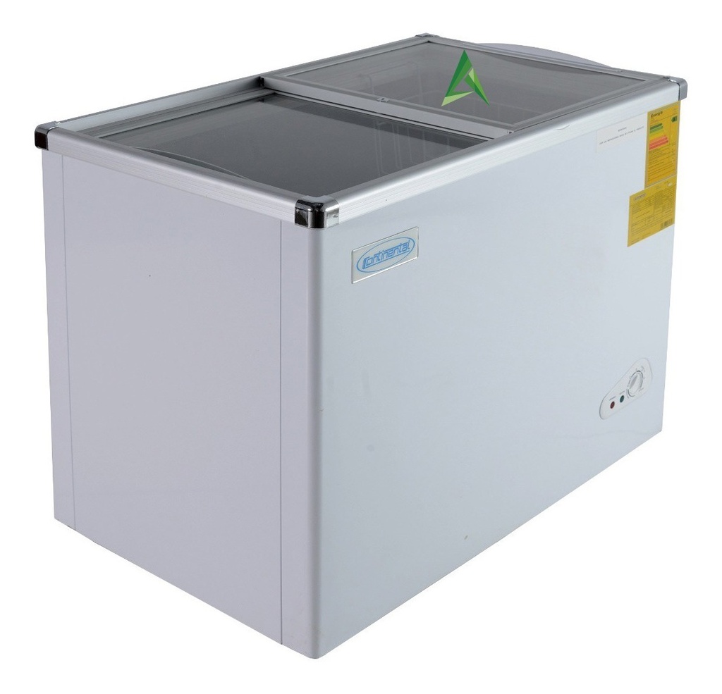 CONGELADOR  CONTINENTAL TAPA DE VIDRIO HORIZONTAL SD  268 LT