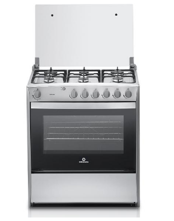 COCINA INDURAMA A GAS PAMPLONA ZAFIRO 6 HORNILLAS + GRILL