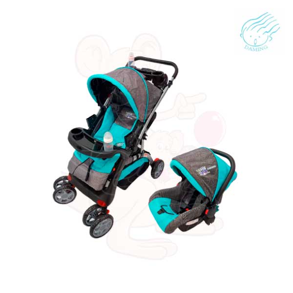 COCHE DAMING CON PORTA BEBE DM-021