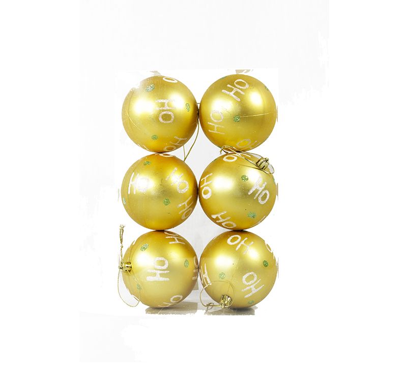 BOLAS NAVIDEÑAS 8CM 6PIEZAS SRC-991