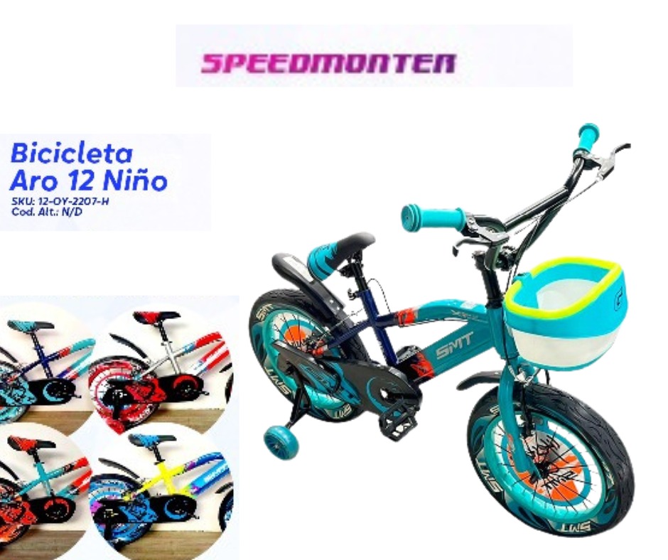 BICICLETA ARO 12 NIÑO SKU 12-OY-2207-H