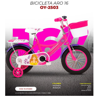 BICICLETA OY 2503 ARO 16