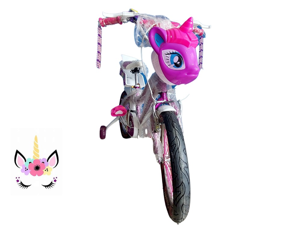 BICICLETA ARO 16 NIÑA UNICORNIO SKU 16-D1903-M