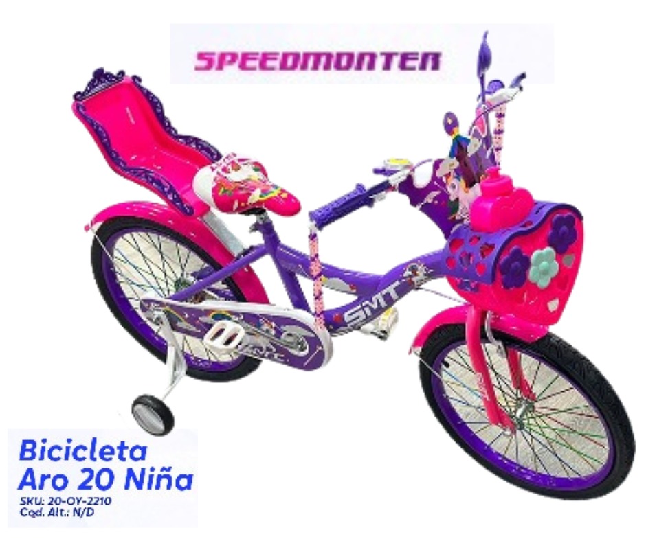 BICICLETA NIÑA ARO 20 -OY-2210