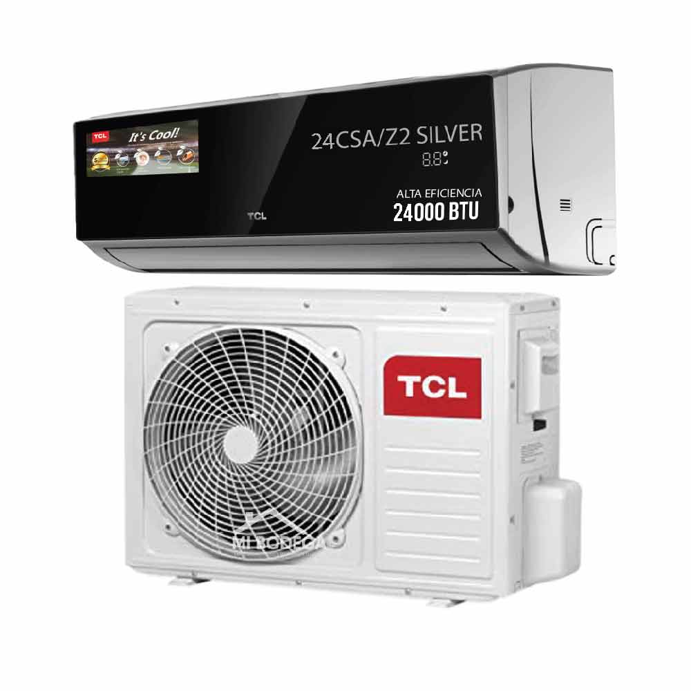 AIRE ACONDICIONADO TCL  ALTA EFICIENCIA TIPO ESPEJO 24.000 BTU