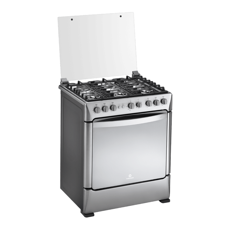 COCINA INDURAMA GALICIA ZAFIRO 30&quot; A GAS  6 HORNILLAS GRILL