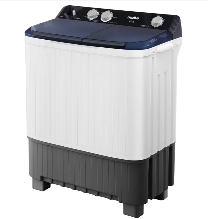LAVADORA MABE DOBLE POZO 29 LIBRAS 13KG  LMDX3123HBAB0