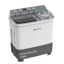 LAVADORA WHITE WESTINGHOUSE BY ELECTROLUX DOBLE POZO 33 LIBRAS 15KG EWTM15M7XUWW