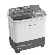 LAVADORA WHITE WESTINGHOUSE BY ELECTROLUX DOBLE POZO 33 LIBRAS 15KG WWTM15M7XUWW