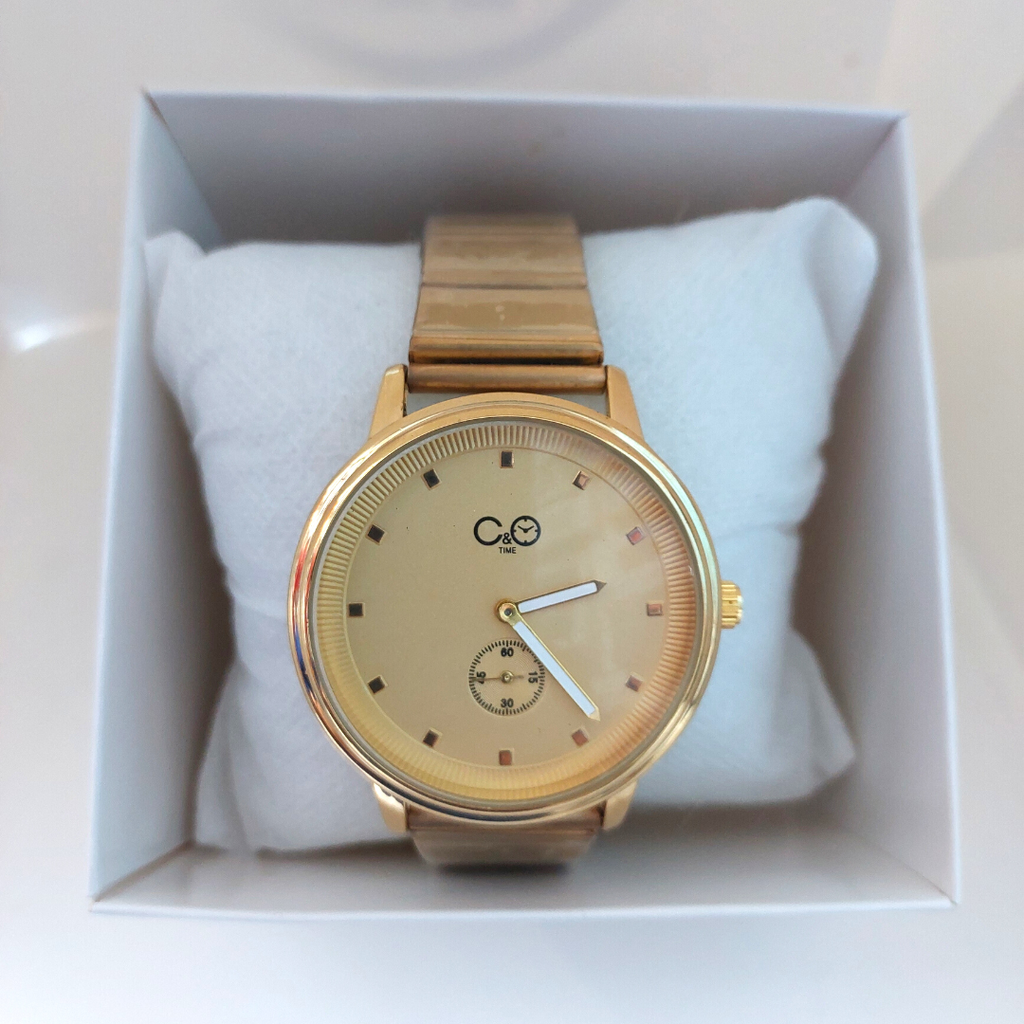 RELOJ  PARA HOMBRE DORADO