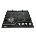ENCIMERA RCA 4 HORNILLAS A GAS 60 CM VIDRIO TEMPLADO 60G J084