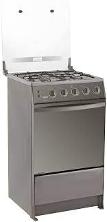 COCINA ECOLINE A GAS 4 HORNILLAS 60CM AMALIA C-T-INOX