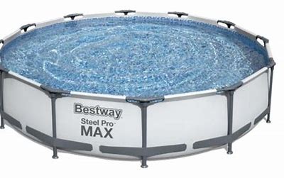 PISCINA TUBO BESTWAY 56417 REDONDA INCLUYE BOMBA DE FILTRO 3.66X76CM