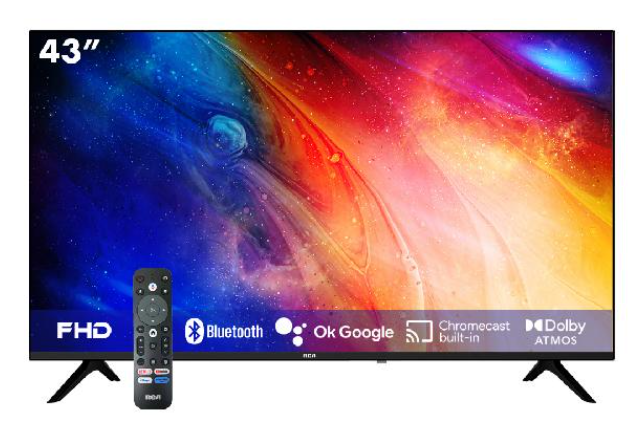 SMART TV RCA LED 43 FHD GOOGLE TV LED43RCA683LN
