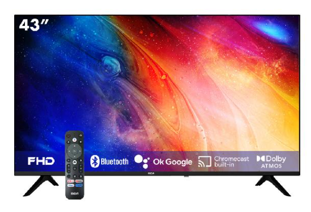 TELEVISOR RCA LED 43 FHD GOOGLE TV LED43RCA683LN