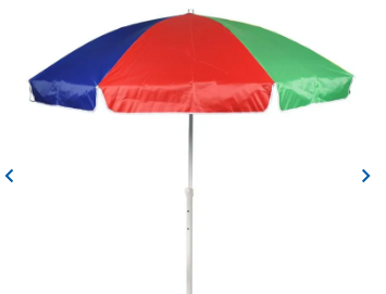 PARASOL NYLON CON PROTECCION UV 3 METROS