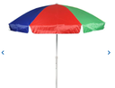 PARASOL NYLON CON PROTECCION UV 3 METROS