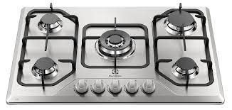 ENCIMERA ELECTROLUX A GAS 5 HORNILLAS ACERO INOXIDABLE DT75X