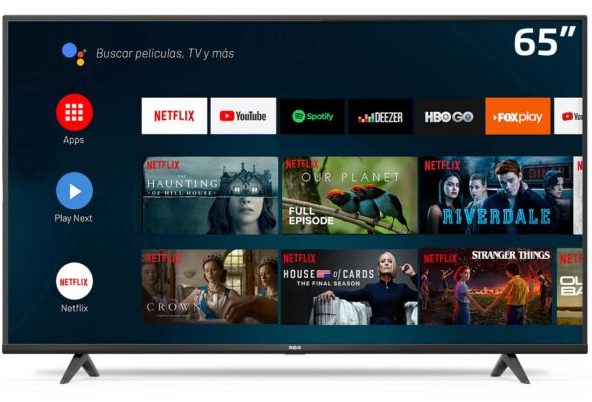 SMART TV RCA 65"4K UHD GOOGLE TV 65UHDRC