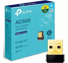 ADAPTADOR USB INALAMBRICO TPLINK AC600 T2U NANO 433+200 MBPS WIRELESS