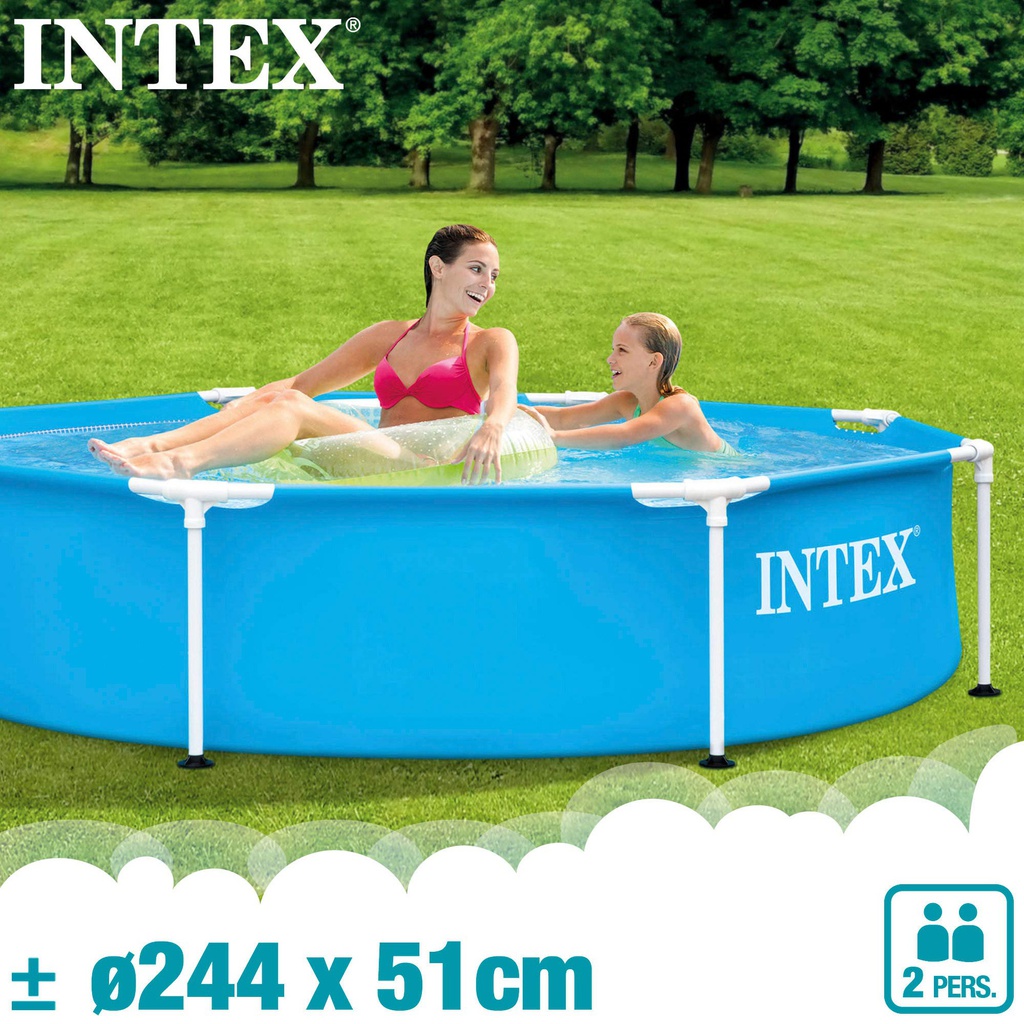 PISCINA TUBO INTEX REDONDA 28205NP 2.44 X 51 CM